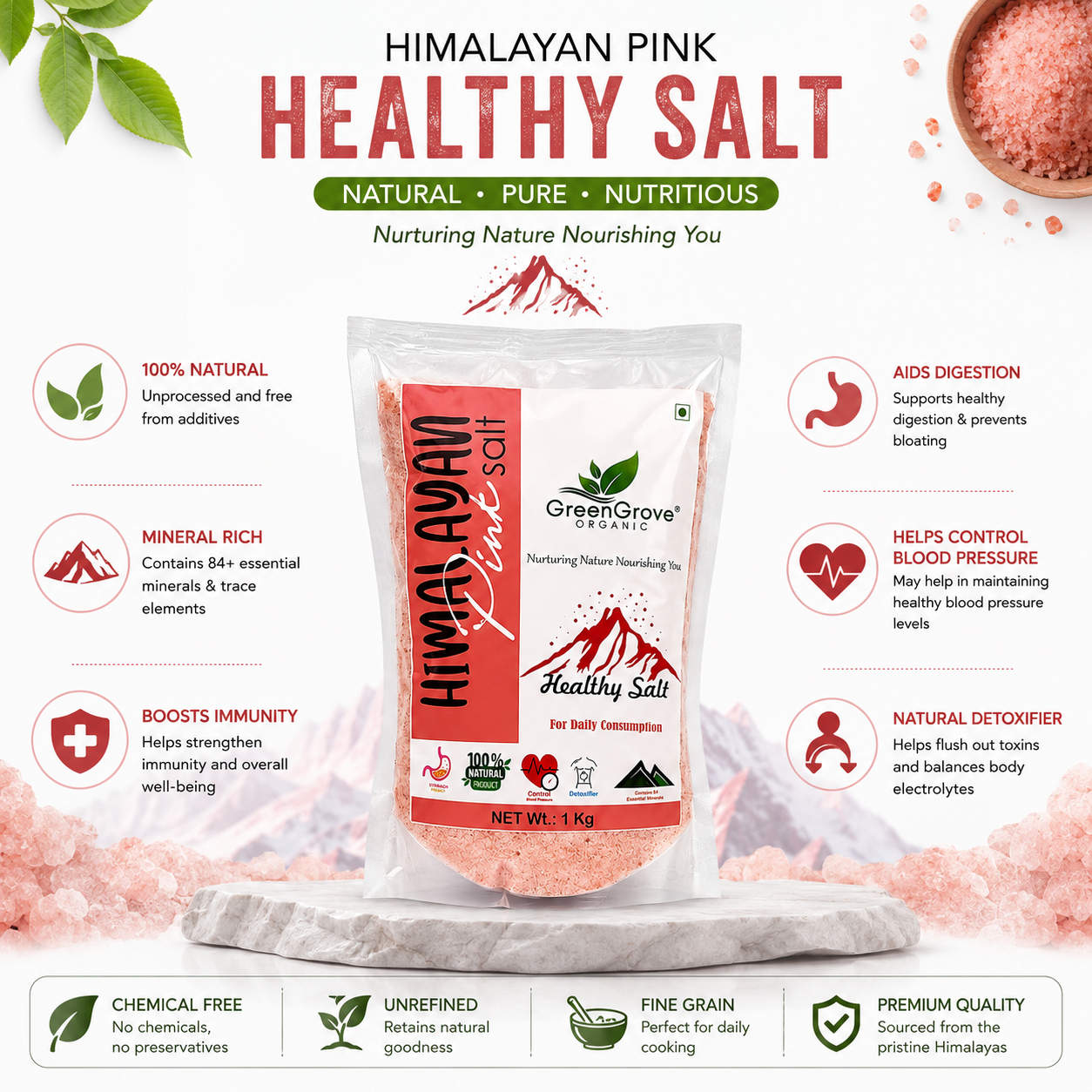 Himalayan pink salt