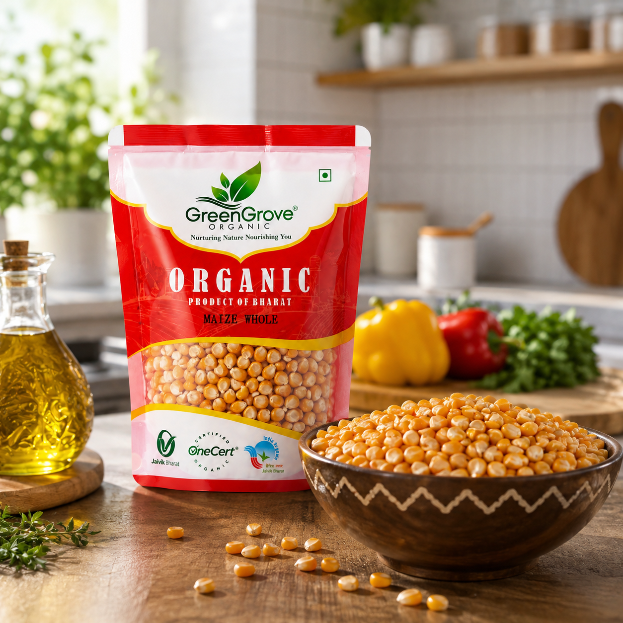 GreenGrove Organic Maize Whole