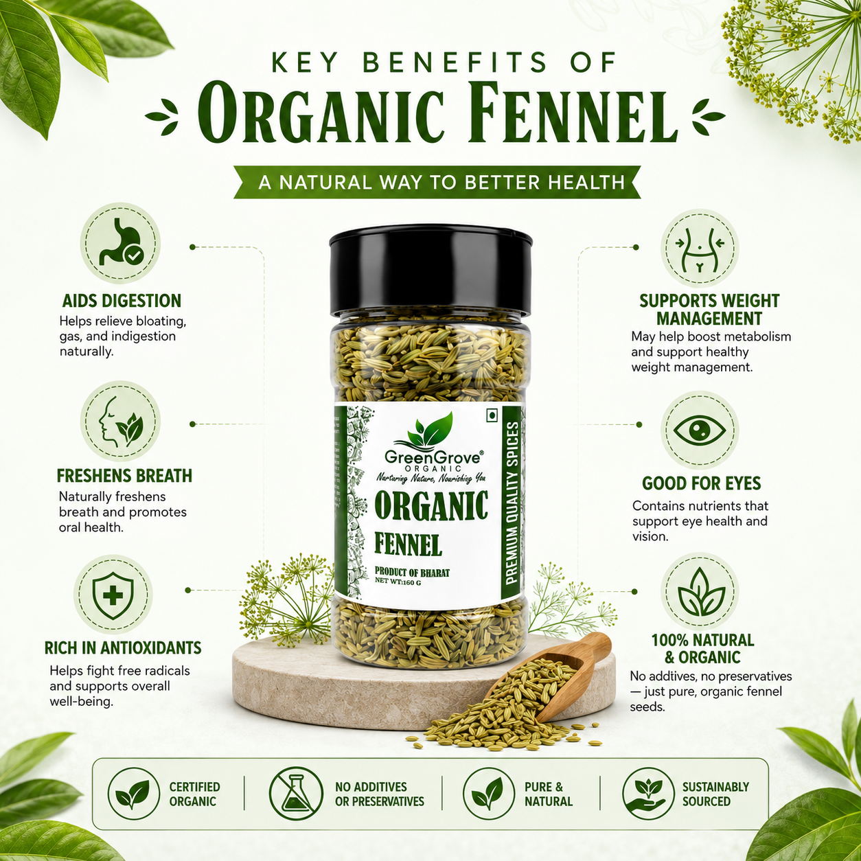 GreenGrove Organic Fennel
