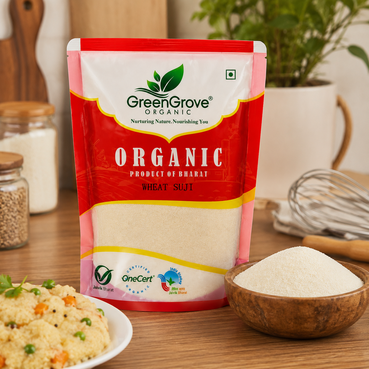 GreenGrove Organic Wheat Suji