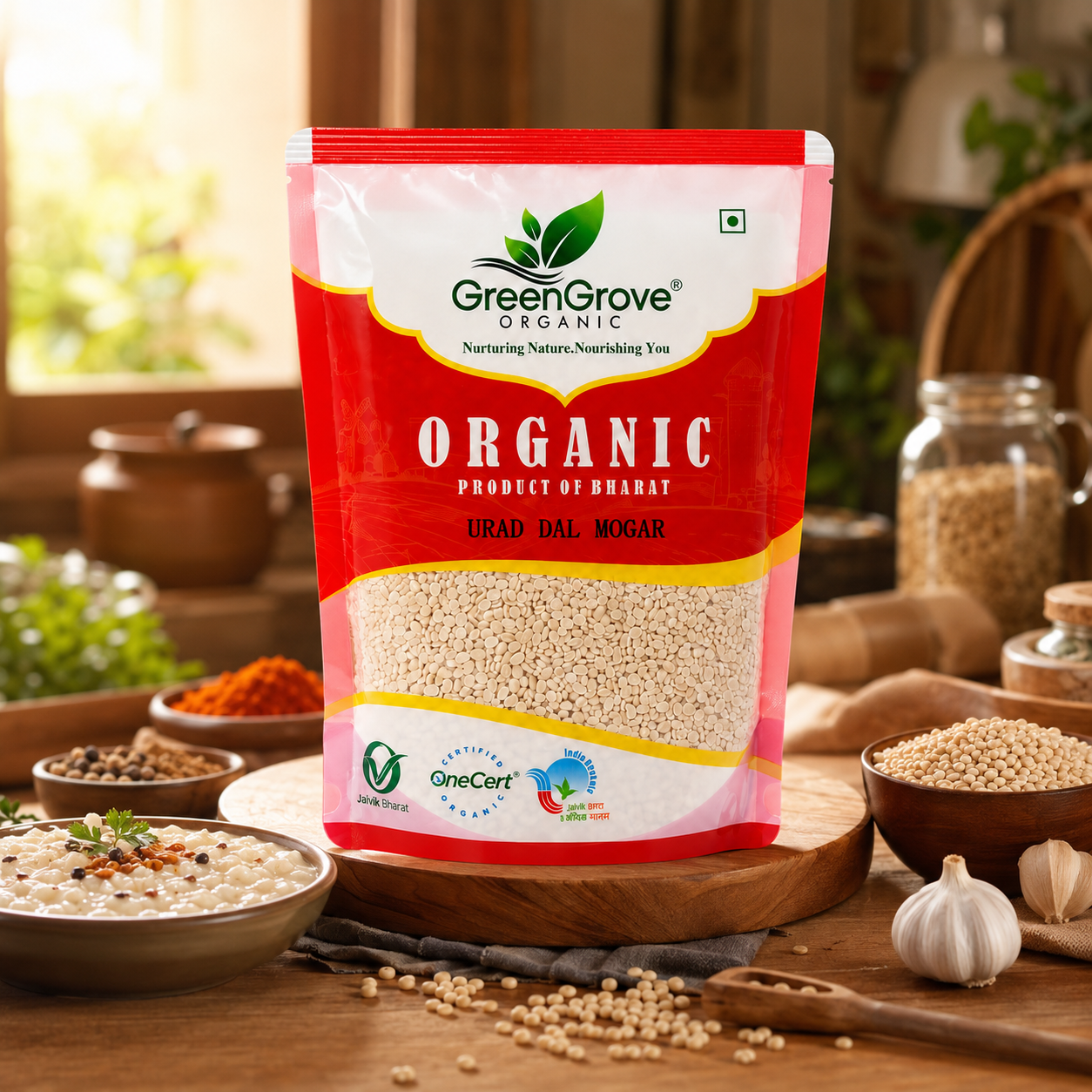 GreenGrove Organic Urad Dal Mogar