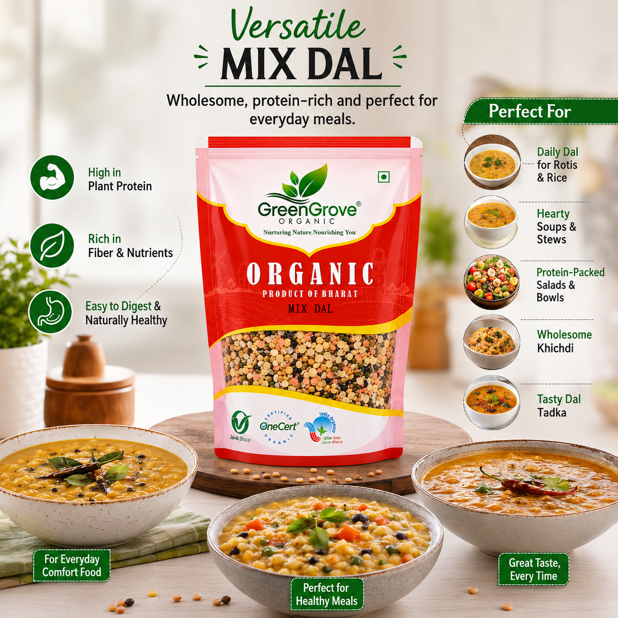 GreenGrove Organic Mix Dal