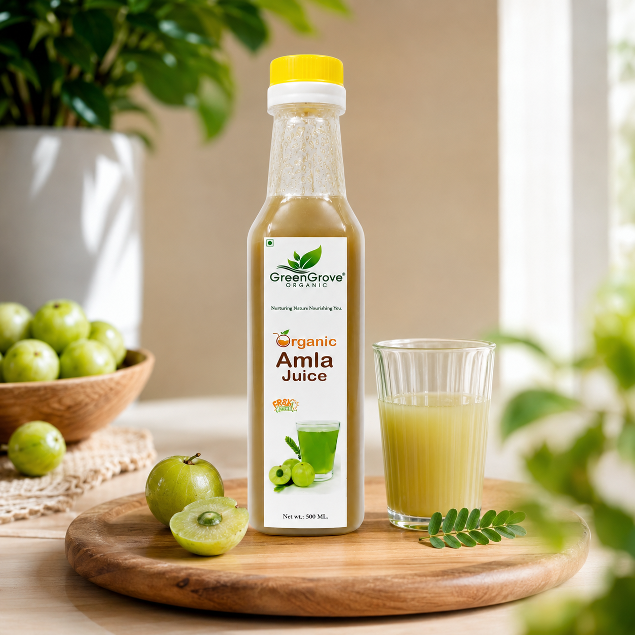 GreenGrove Organic Amla Juice 500 ml