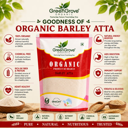 GreenGrove Organic Barley Atta