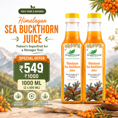 GreenGrove Organic Himalayan Sea Buckthorn Juice