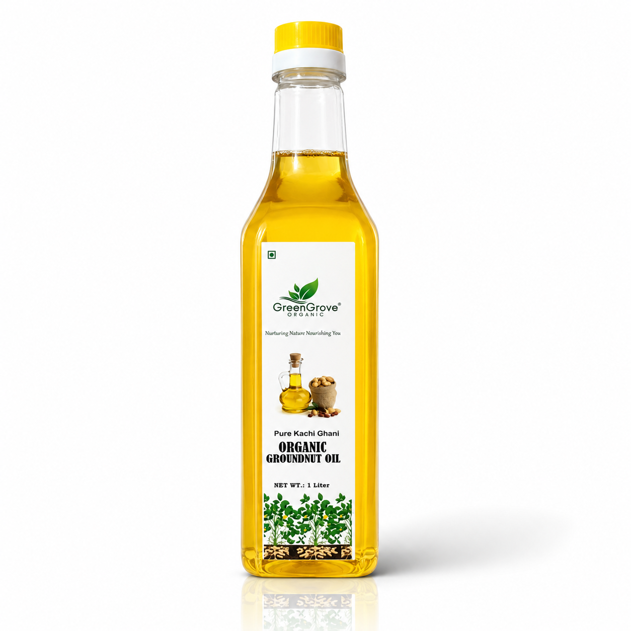 GreenGrove Organic Groundnut Oil 1 ltr
