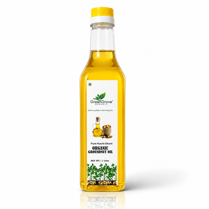 GreenGrove Organic Groundnut Oil 1 ltr