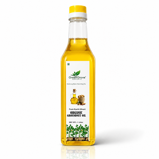 GreenGrove Organic Groundnut Oil 1 ltr