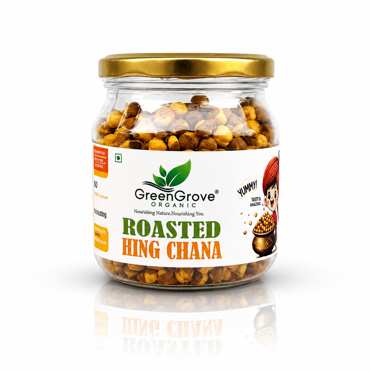 GreenGrove Organic Roasted Heeng Chana
