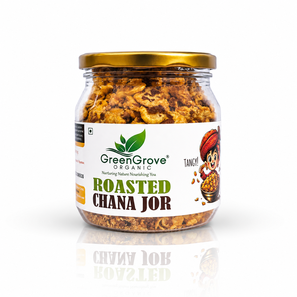 GreenGrove Organic Roasted Chana Jor Garam 200 g