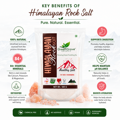 GreenGrove Organic Himalayan Rock Salt