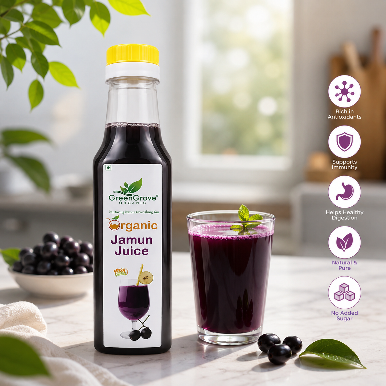 GreenGrove Jamun Juice 500 ML