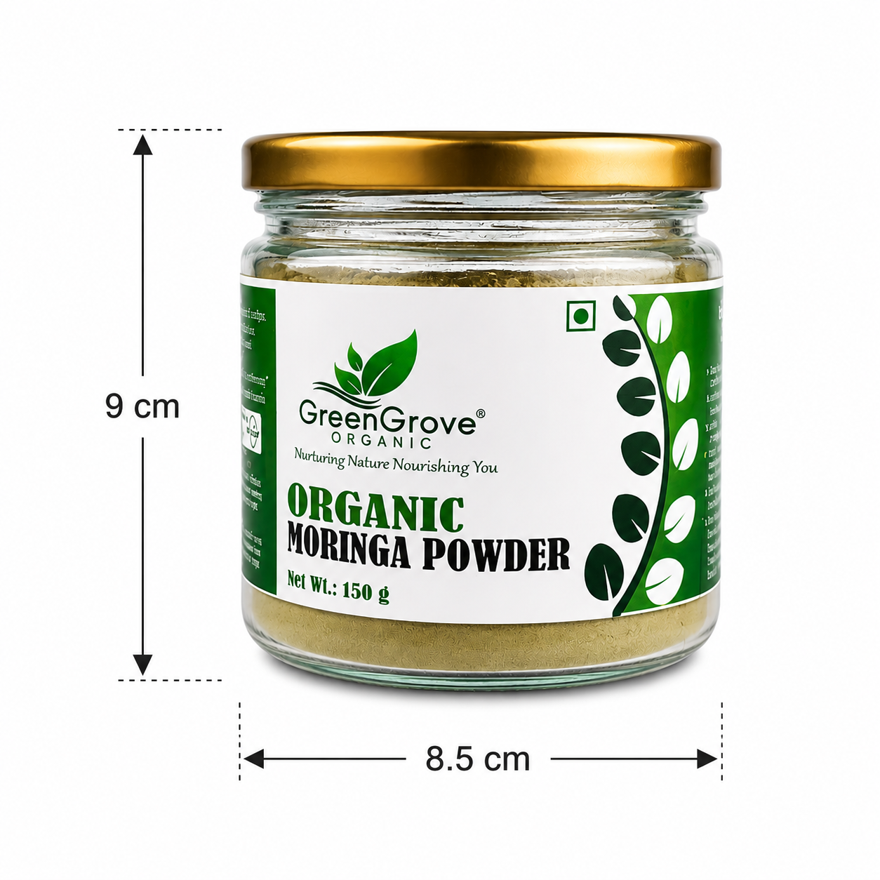 GreenGrove Organic Moringa Powder 150 gm