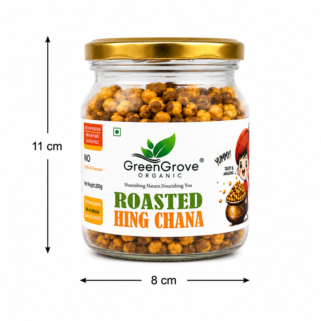 GreenGrove Organic Roasted Heeng Chana