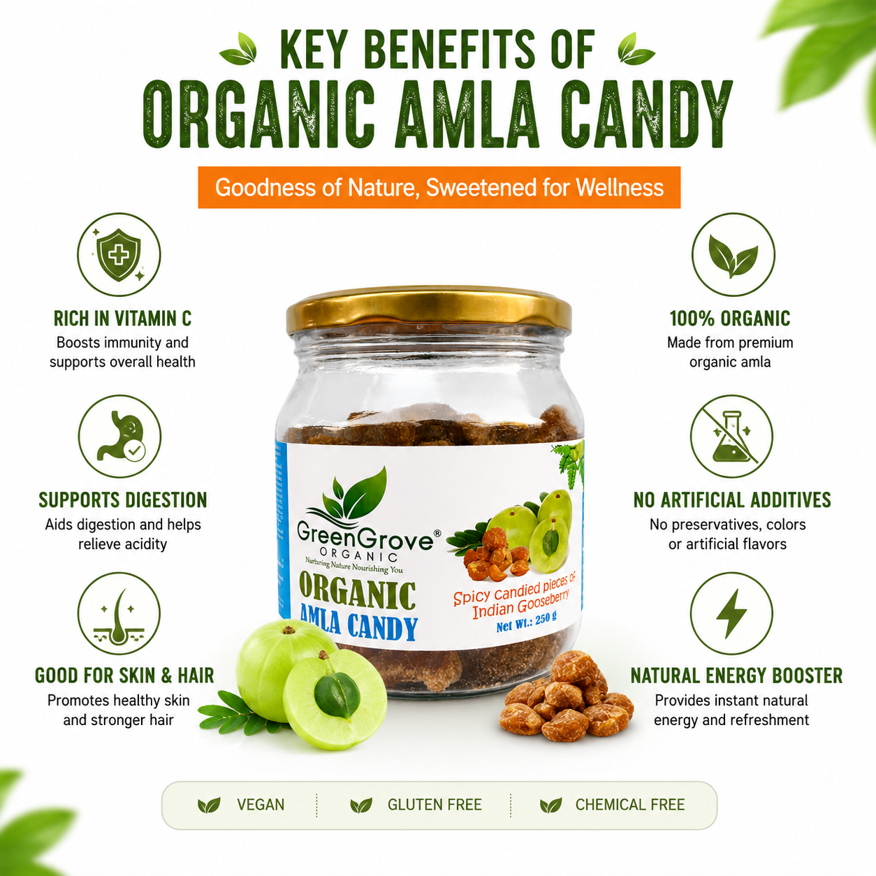 Amla Candy Spicy 250g
