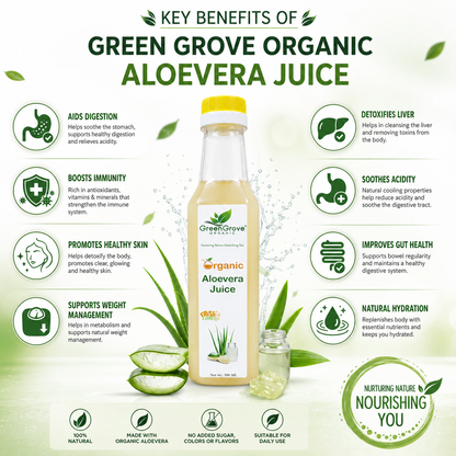 GreenGrove Organic Aloevera Juice 500 ml