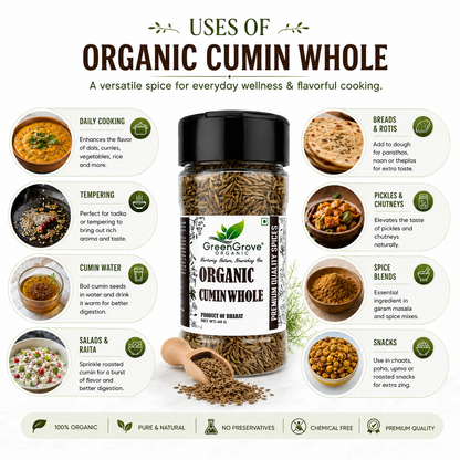 GreenGrove Organic Cumin Whole