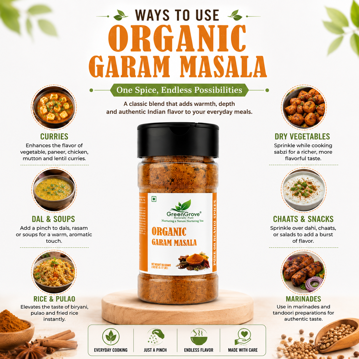 GreenGrove Organic Garam Masala