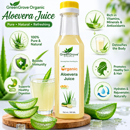 GreenGrove Organic Aloevera Juice 500 ml