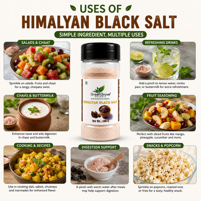 GreenGrove Himalayan Black Salt 100g