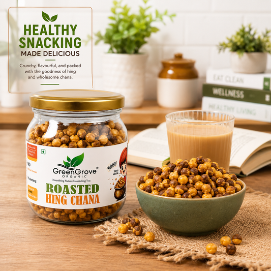 GreenGrove Organic Roasted Heeng Chana