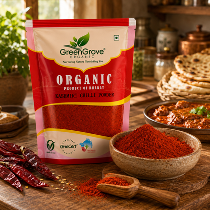 GreenGrove Organic Kashmiri Chilli Powder