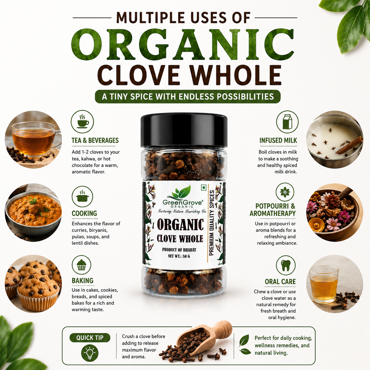 GreenGrove Clove Whole 50g