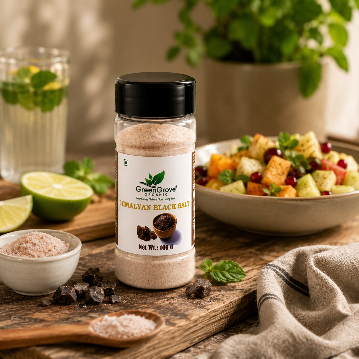 GreenGrove Himalayan Black Salt 100g