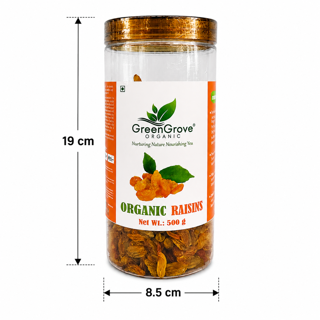 GreenGrove Organic Raisins 500 gm