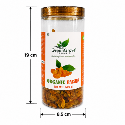 GreenGrove Organic Raisins 500 gm