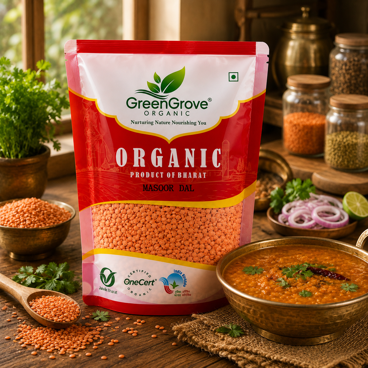 GreenGrove Organic Masoor Dal
