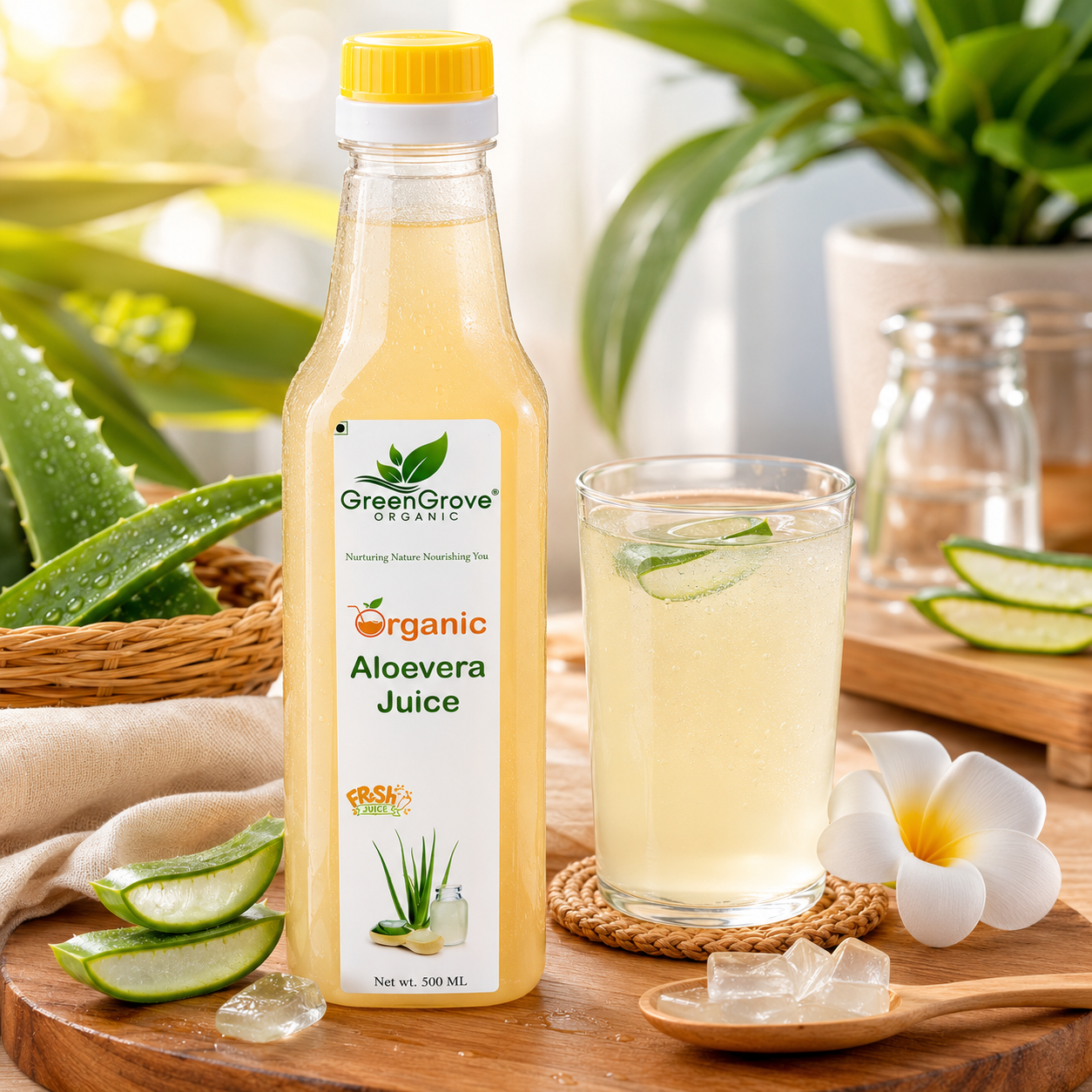 GreenGrove Organic Aloevera Juice 500 ml