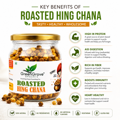 GreenGrove Organic Roasted Heeng Chana