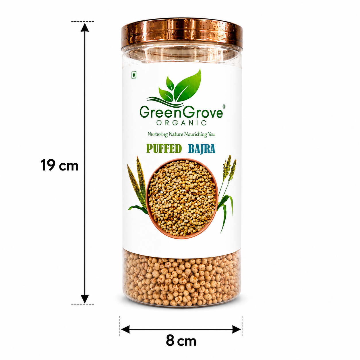 GreenGrove Organic Puffed Bajra 100 g