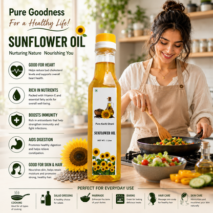 GreenGrove Organic Sunflower Oil 1 ltr