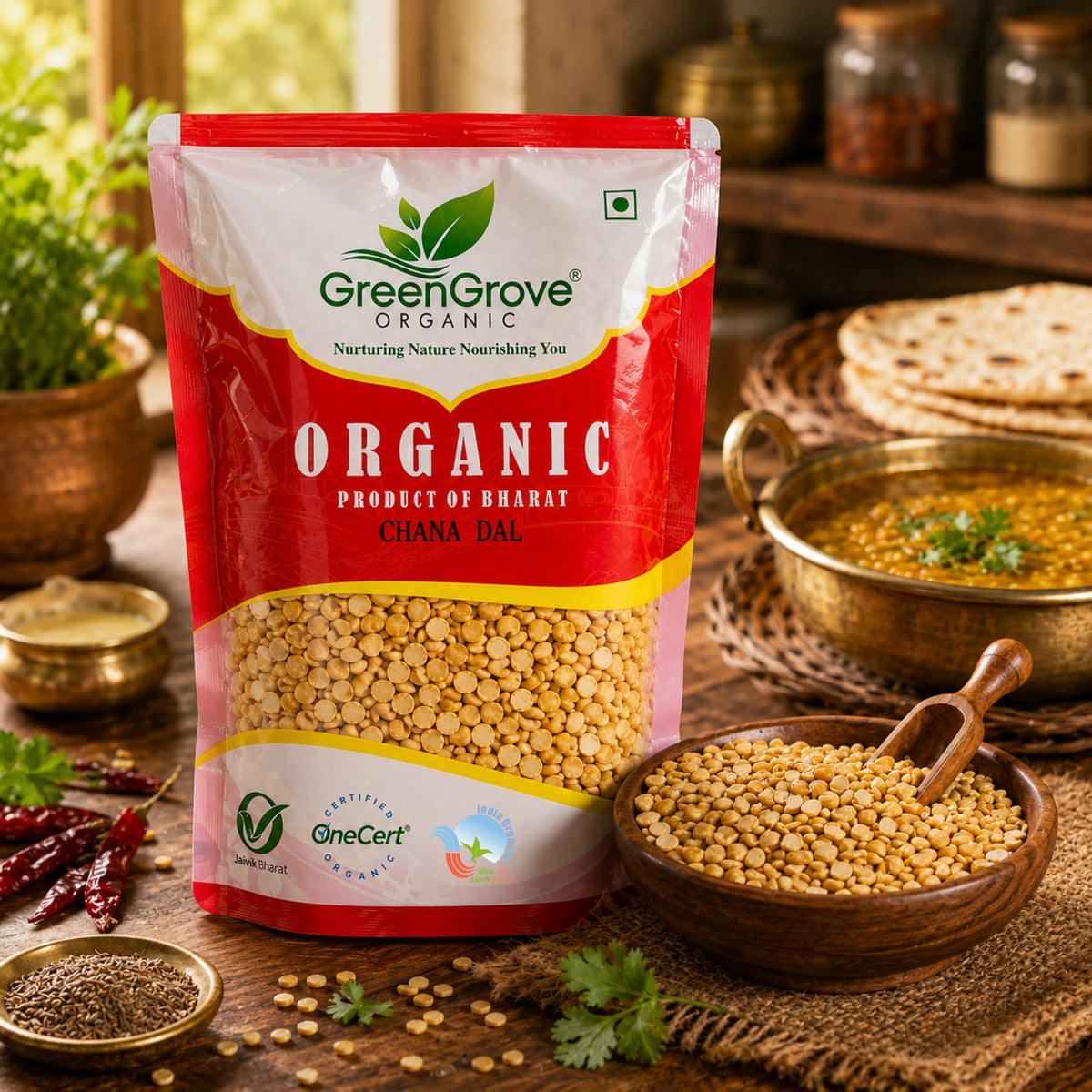 GreenGrove Organic Chana Dal