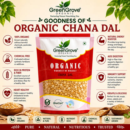GreenGrove Organic Chana Dal