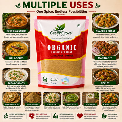 GreenGrove Organic Coriander Powder