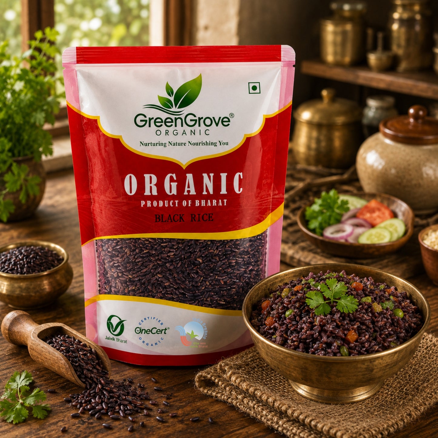 GreenGrove Organic Black Rice