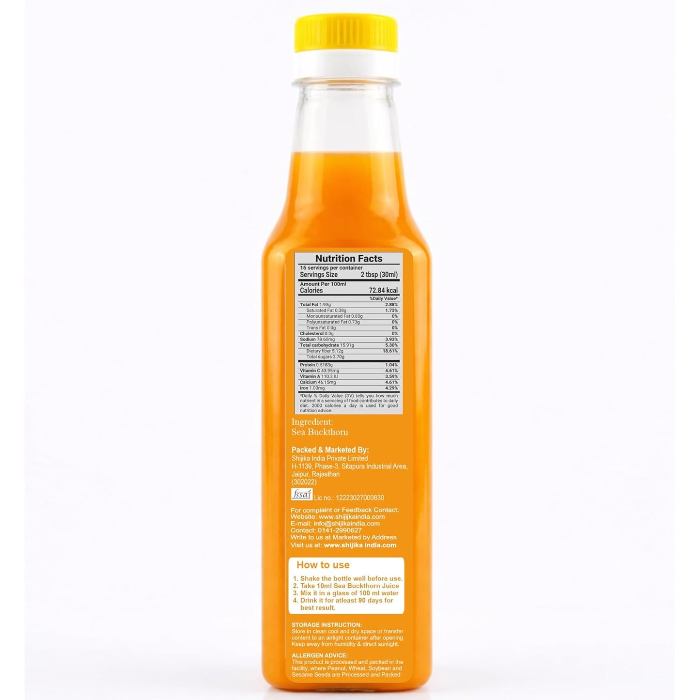 GreenGrove Organic Himalayan Sea Buckthorn Juice 500ML
