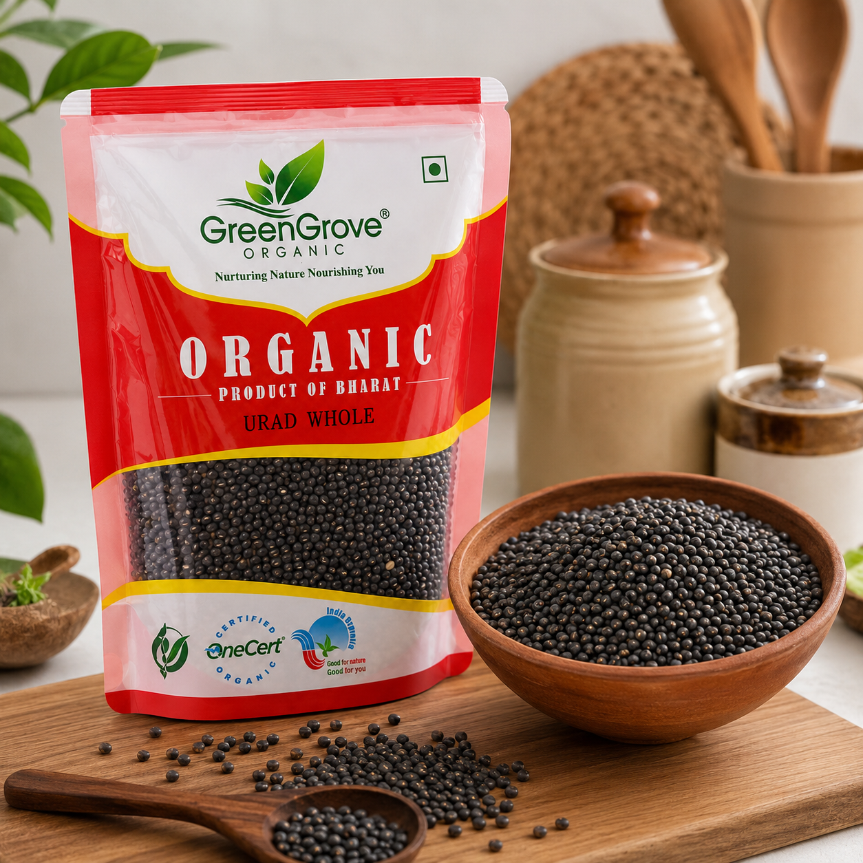 GreenGrove Organic Urad Whole