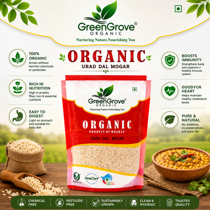 GreenGrove Organic Urad Dal Mogar