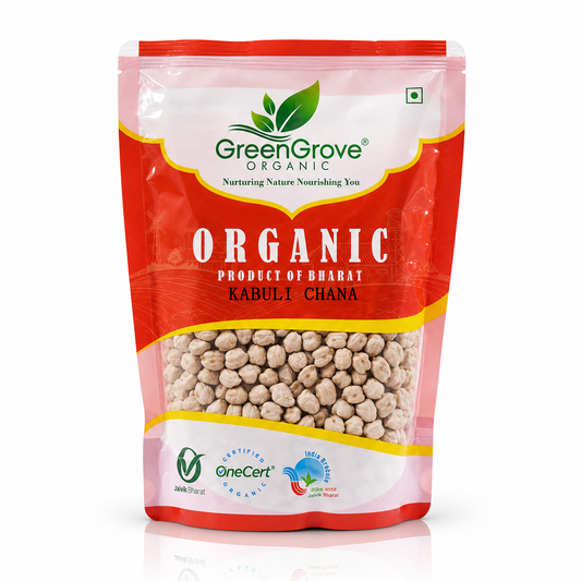 GreenGrove Organic Kabuli Chana 1 kg