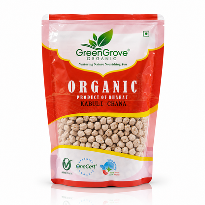 GreenGrove Organic Kabuli Chana 500 g