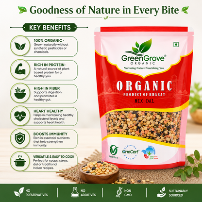 GreenGrove Organic Mix Dal 500 g