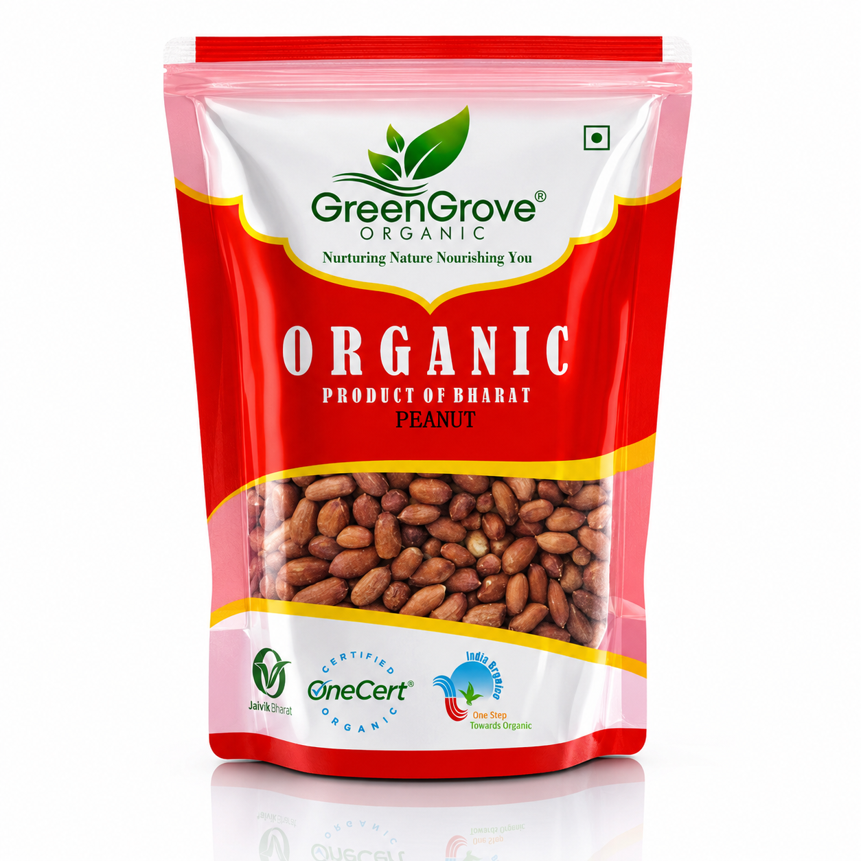 GreenGrove Organic Peanut 500 gm