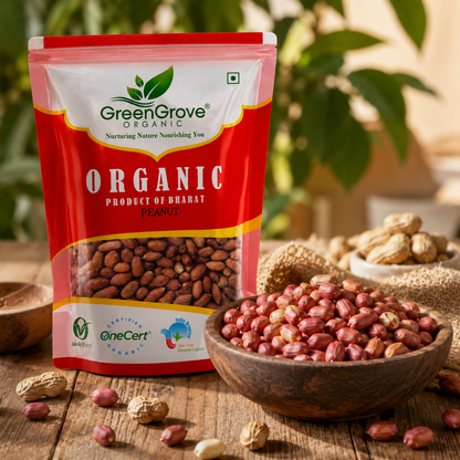 GreenGrove Organic Peanut 500 gm
