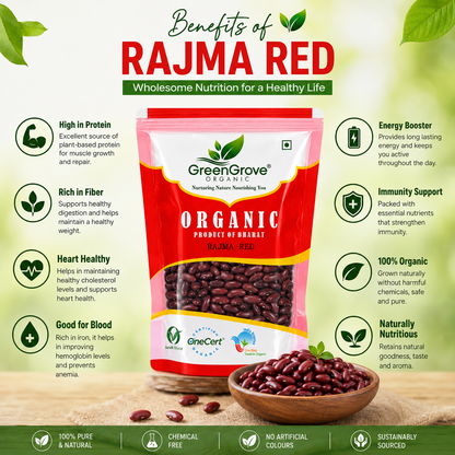 GreenGrove Organic Red Rajma