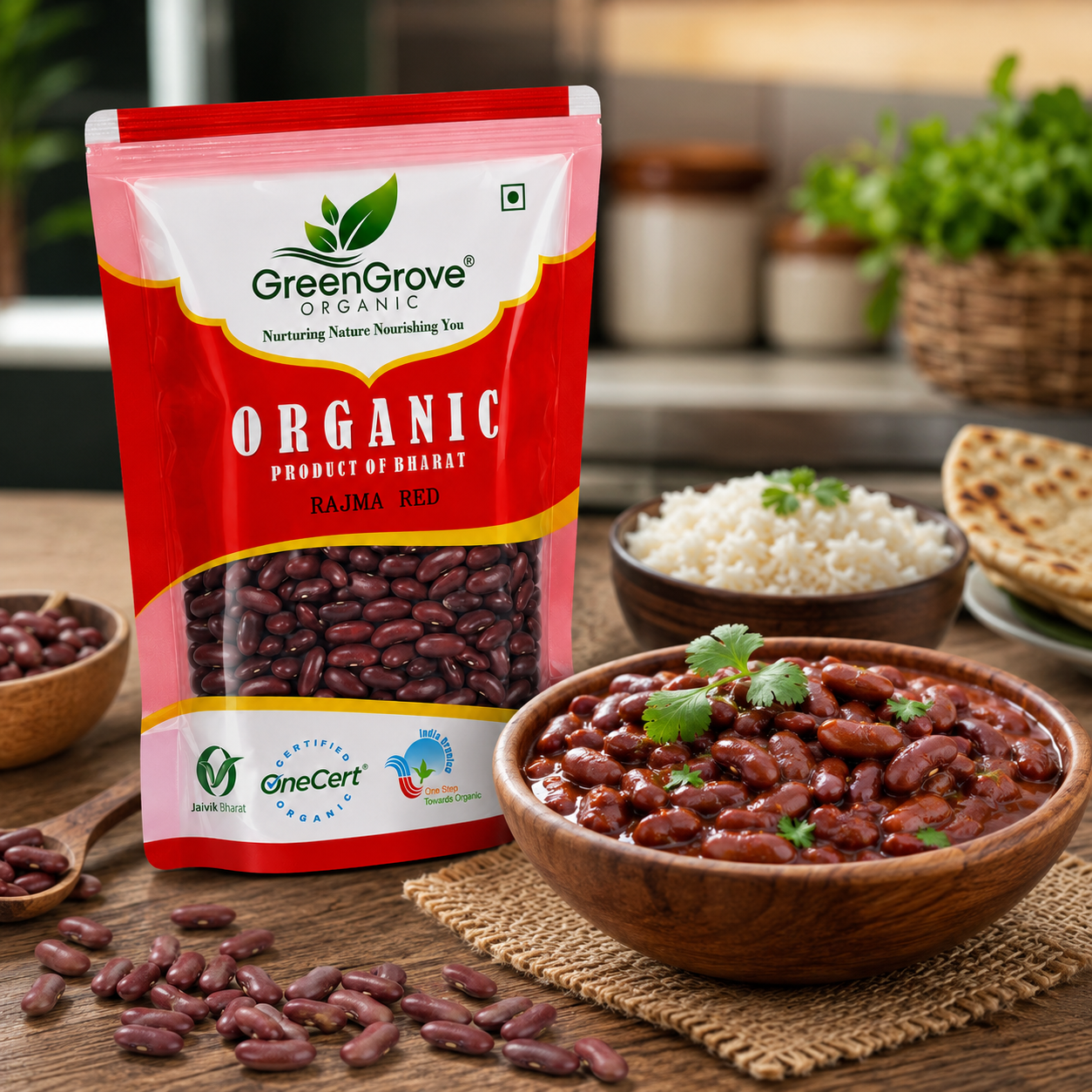 GreenGrove Organic Red Rajma