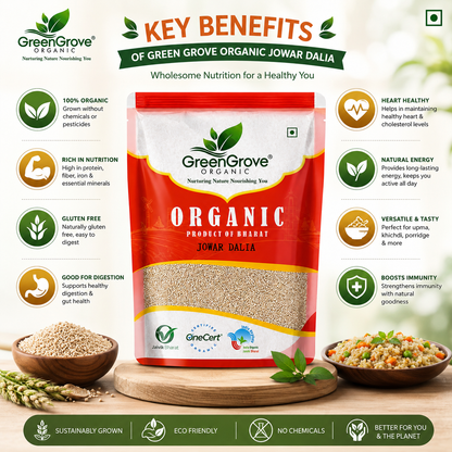 GreenGrove Organic Jowar Dalia